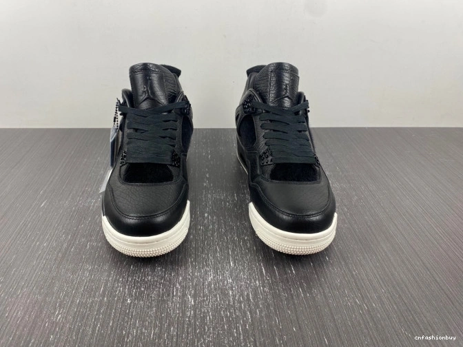 Retro Jordan Hair 819139-010 4 Pony Black 0814